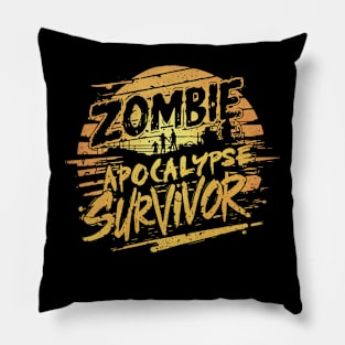 Zombie Apocalypse Survivor Pillow