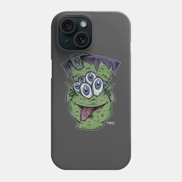 Frankie Six Eyes Phone Case by PheckArt