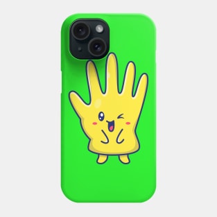 Cute Health Glove Cartoon Phone Case