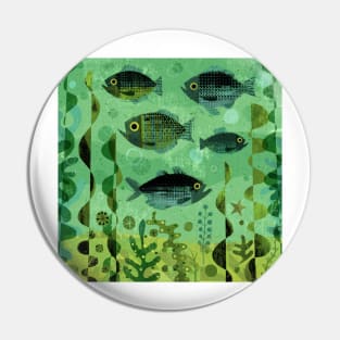 Fishy Greens Pin