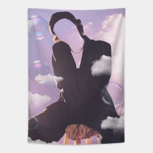 Cloudy Contemplation Tapestry