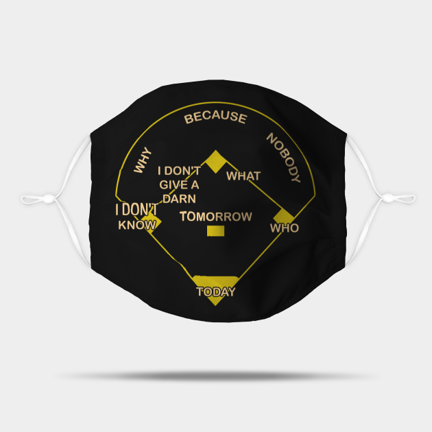Who's on First diagram ballfield - Whos On First - Mask ...