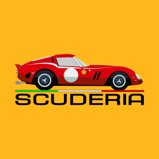 SCUDERIA GTO vintage gt racing Italian car T-Shirt