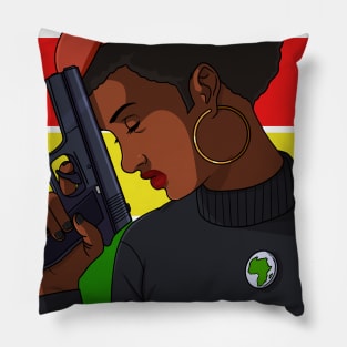Black Panther Party African Pride Pillow