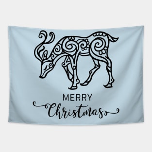 Reindeer Christmas Tapestry