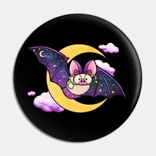 Moon Bat Pin