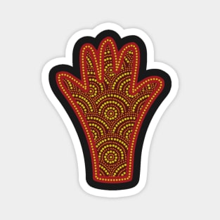 Awesome Aboriginal Dot Art Magnet