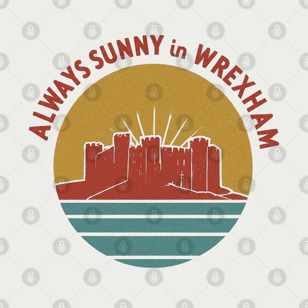 Always Sunny in Wrexham - Vintage Style Castle by Retro Travel Design