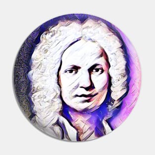 Antonio Vivaldi Pink Portrait | Antonio Vivaldi Artwork 7 Pin