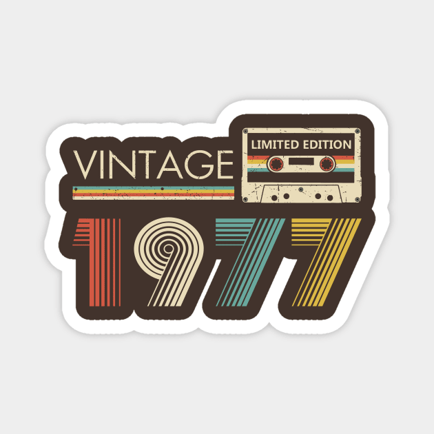 Vintage 1977 Limited Edition Cassette Magnet by louismcfarland