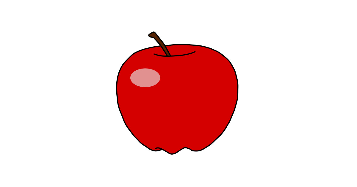Red Apple Apple Laptop Case Teepublic