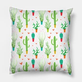 Cactus Love Pattern Pillow