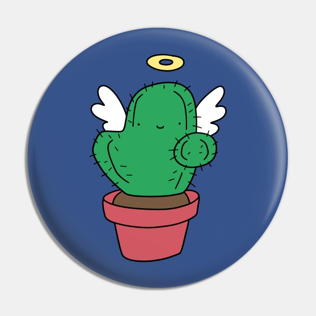 Angel Cactus Pin by saradaboru