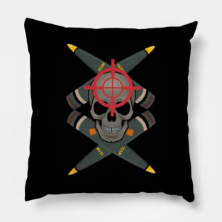 Artillery skull Pillow