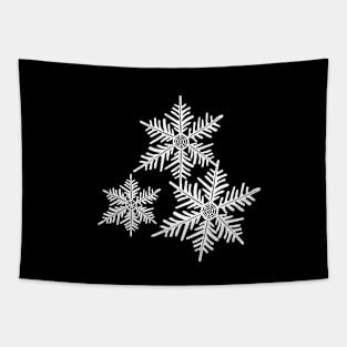 Falling Snowflakes Tapestry