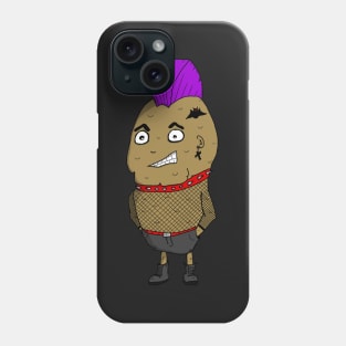 Punk Potato from The Nightshades Goth Vegetable Family Phone Case