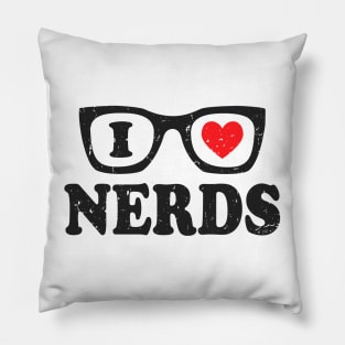 I Love Nerds Pillow