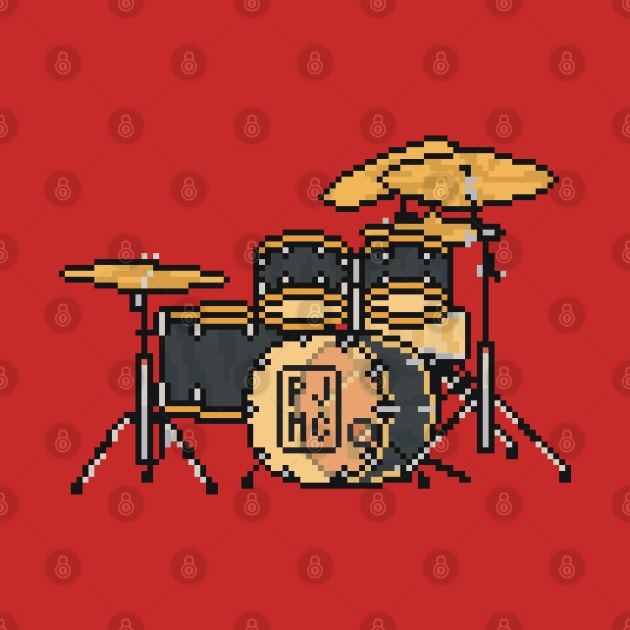 Pixel Black MC Drums by gkillerb