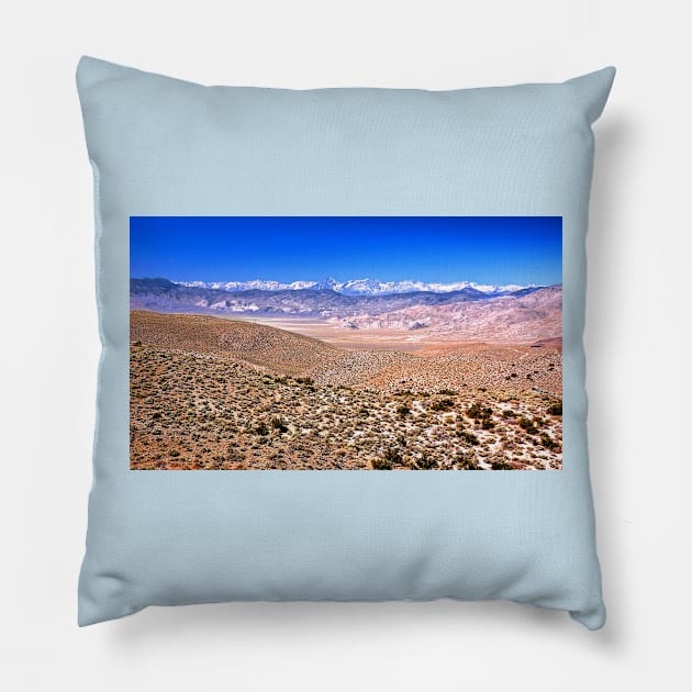 High Desert Sierra Nevada Pillow by Burtney