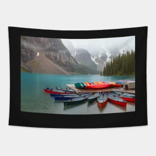 Canoes at Moraine Tapestry