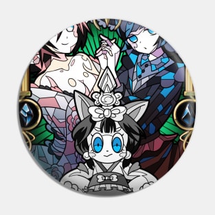 Battle Cats X Miko Mitama - The Lovers VI Pin