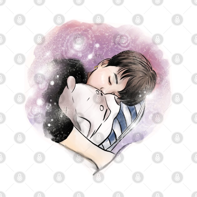 Sleeping Jimin BTS by artbyanny