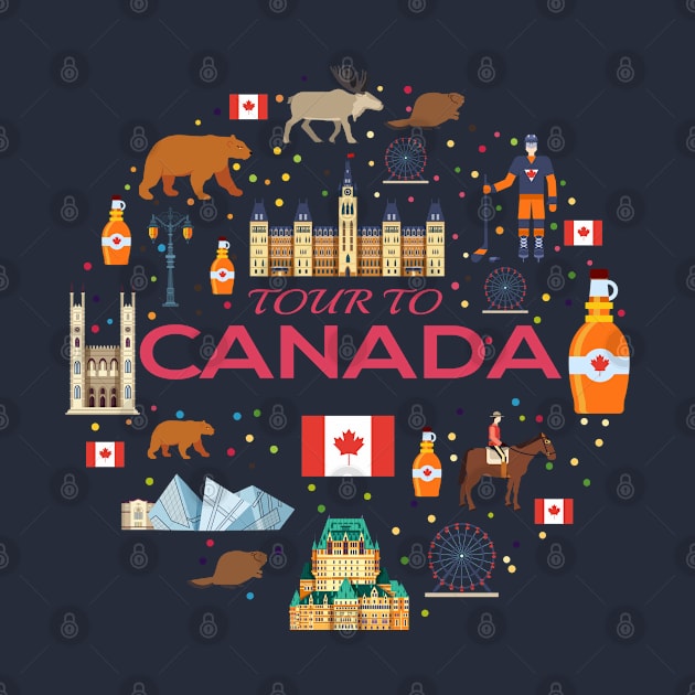 Tour To Canada Concept by Mako Design 