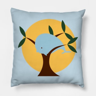 Whale in the trees Pillow