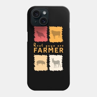 Real guys are farmer Phone Case