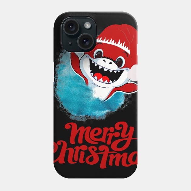 baby shark christmas Phone Case by aborefat2018
