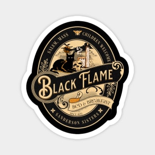 Sanderson Sisters Black Flame Bed & Breakfast Magnet