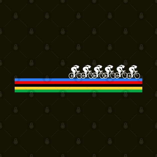 Women's Racing World Champion Bike Stripes by vintagejoa