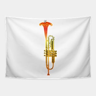 Flower Trumpet Tapestry