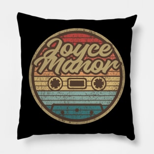 Joyce Manor Retro Cassette Circle Pillow