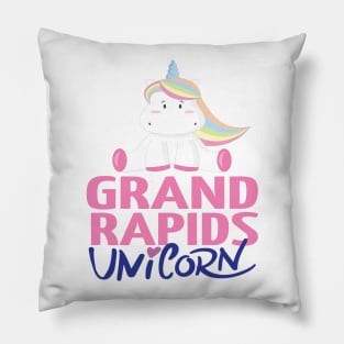 Grand Rapids Unicorn Pillow