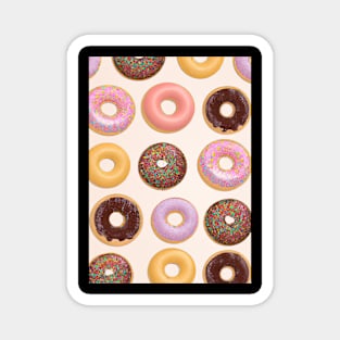 Donuts Pattern Magnet