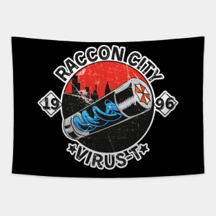 Raccon city virus-T Tapestry