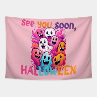 ghost throw pillow Tapestry