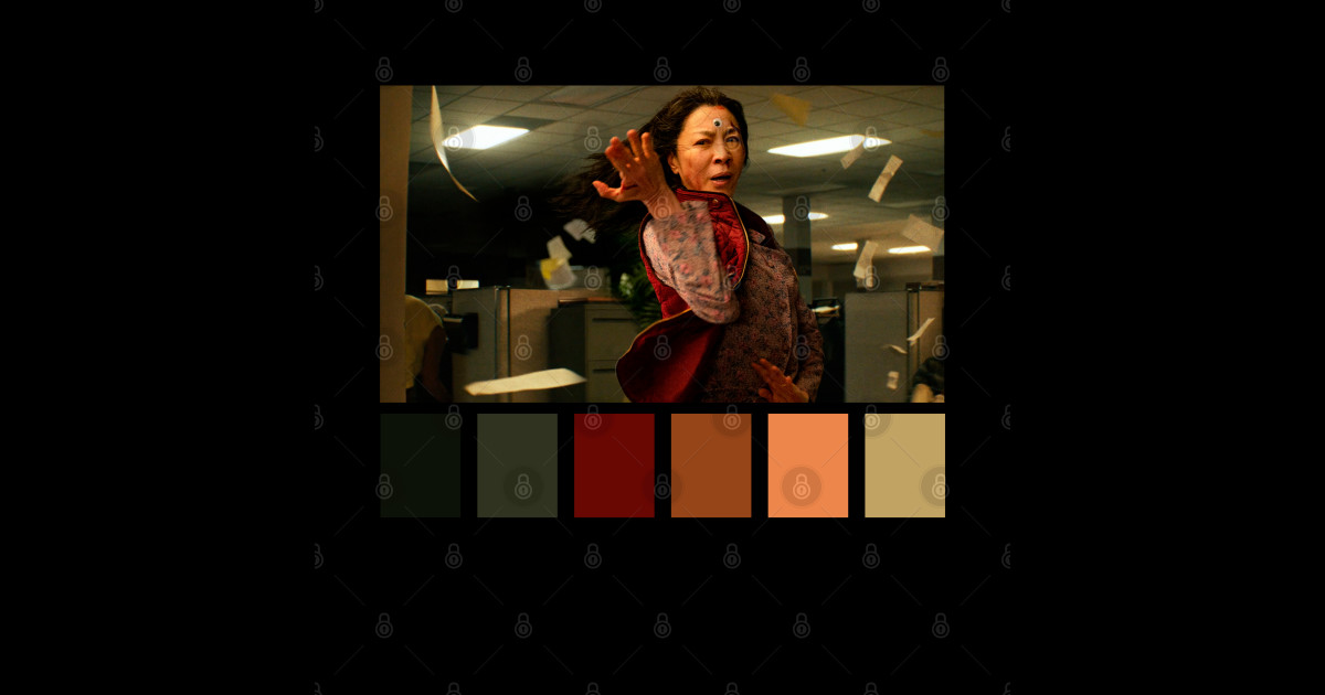 Everything Everywhere All at Once Color Palette 2 - Movie Art - Posters ...