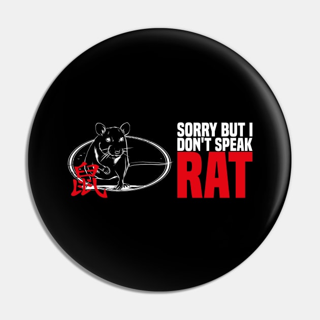 Fun gift for Rat and Mouse owners Pin by TO Store