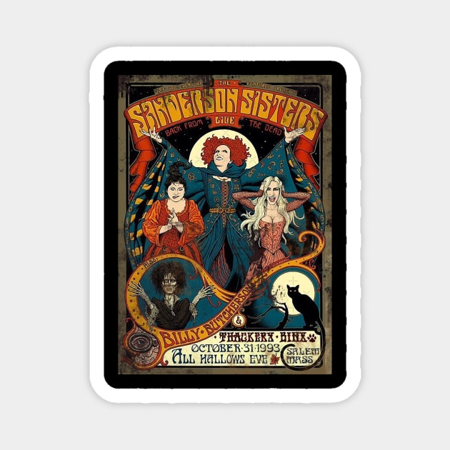 Sanderson sisters Magnet by gallaugherus