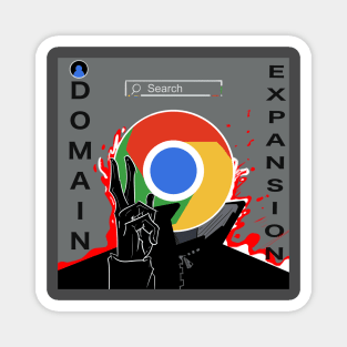 Chrome Domain Expansion v2 Magnet