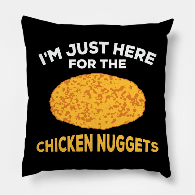 Chicken nuggets Pillow by TomCage