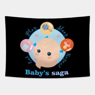 Baby's saga Tapestry