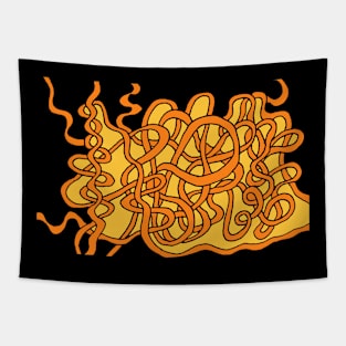 Spaghetti in Tomato Sauce Tapestry