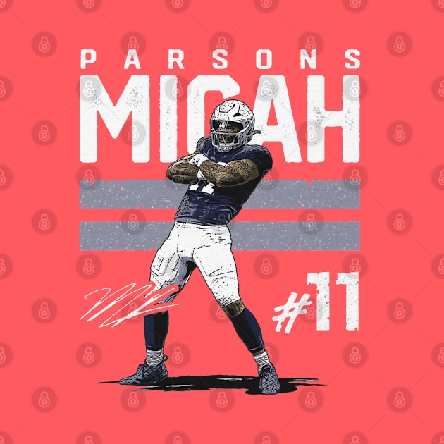 Micah Parsons Dallas Pose by Chunta_Design