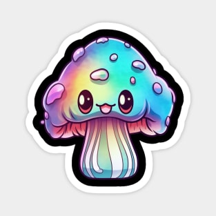 Cute Psychedelic Mushroom Magnet