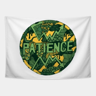 Forrest Green Circle of Patience Tapestry