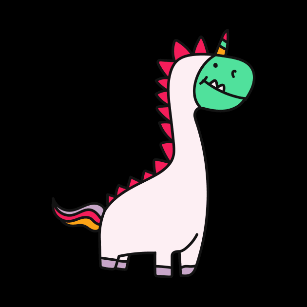 Wannabe Unicorn Dinosaur by Mooxy