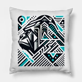 Abstract Animal Gorilla 1 Pillow